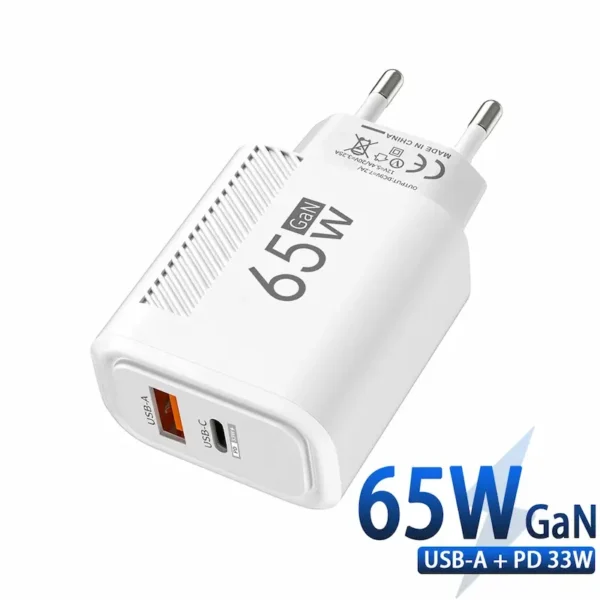 מטען מהיר GaN 65W סוג C