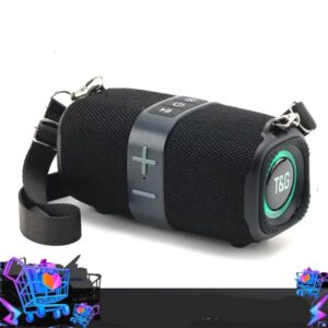 TG667 Crossbody LED Light Portable Bluetooth Speaker Outdoor Small and High Appearance Level Compatible with USB/AUX/TF/FM