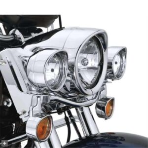 Motorcycle Chrome Headlight Trim Ring Set