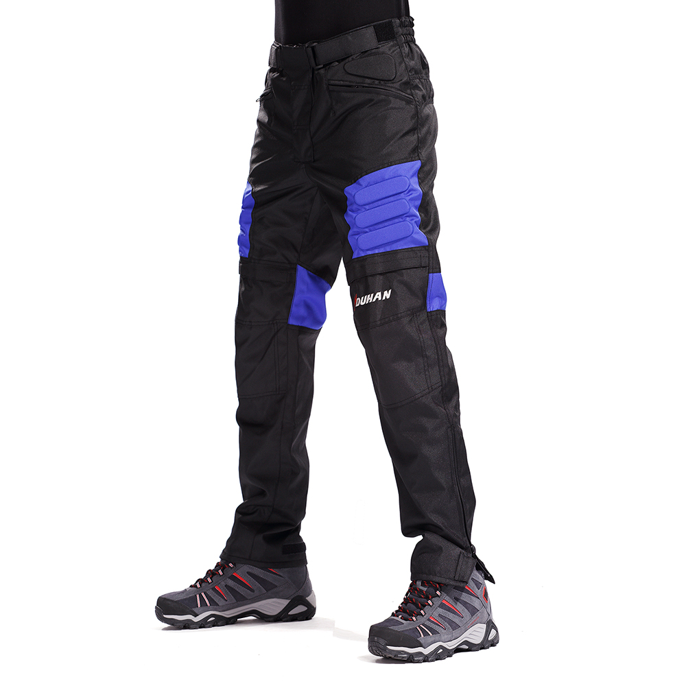 Windproof Motorcycle Pants with Protective Knee Pads