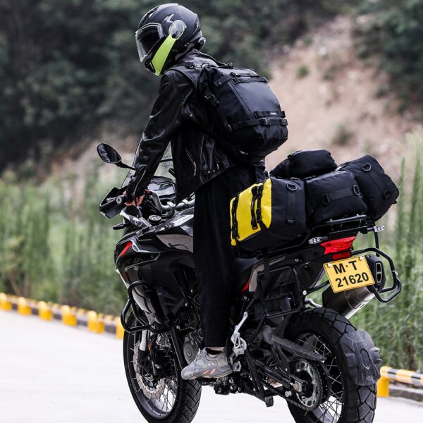 Waterproof Motorcycle Rear Seat Bag - Image 8