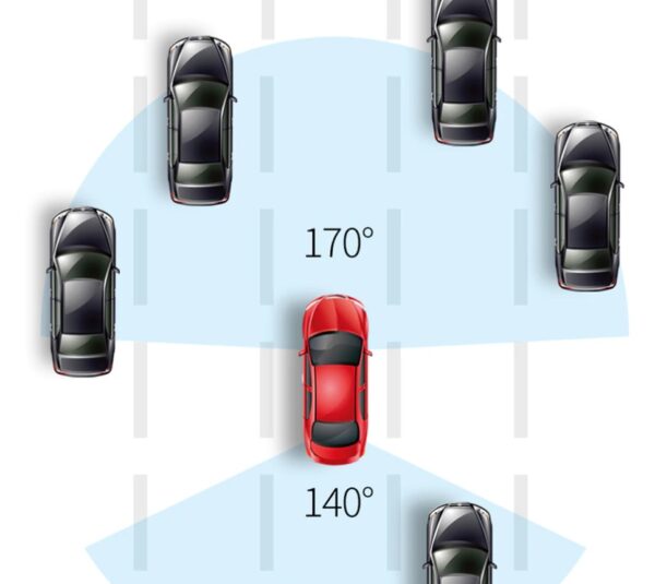 Mirror Design Front and Rear Dash Cameras Set - Image 7