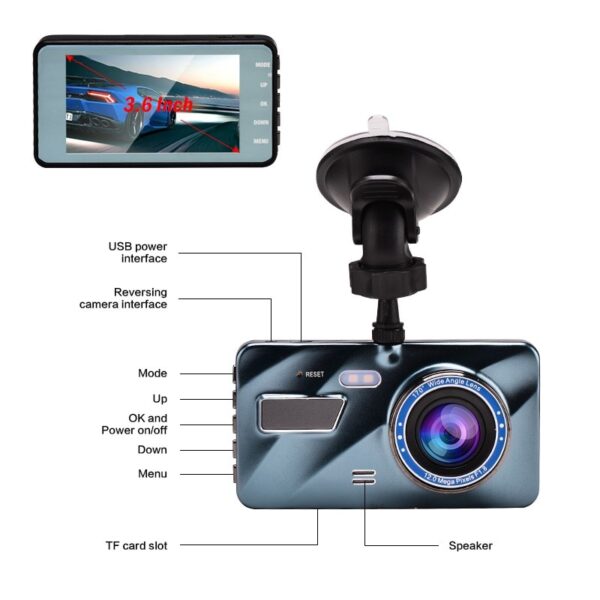 Dual Lens Full HD Dash Camera - Image 6