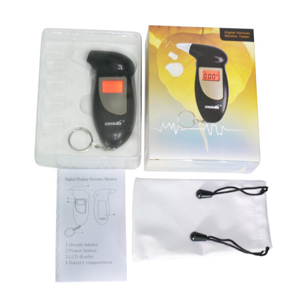 Mini Pocket Ketone Breath Meter with Key Ring - Image 8