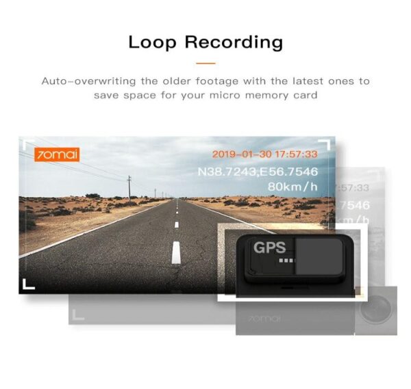 Golden Detail Global Version 1080P HD Dashcam - Image 7