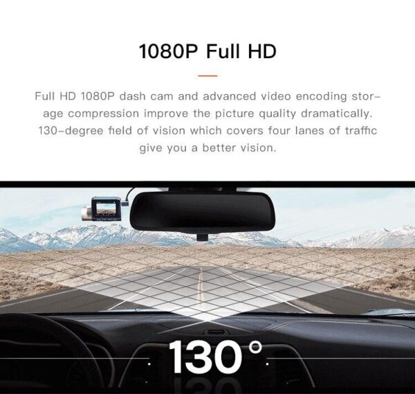 Golden Detail Global Version 1080P HD Dashcam - Image 4