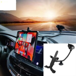 Car Tablet Holder Long Arm Suction Cup Mount for iPad Pro Air 7-13” Xiaomi Tablet SUV Truck Vehicle Lift Uber Windshield Window